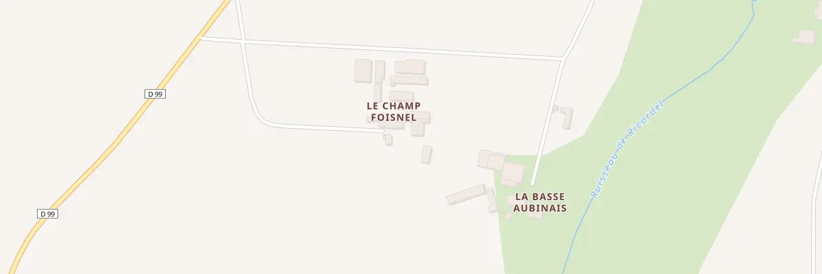 Plan du 5080 Le Champ Touesnel à Essé