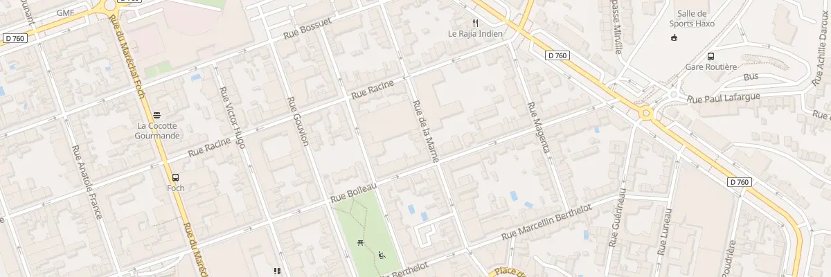 Plan du 41 Rue de la marne à La Roche-sur-Yon
