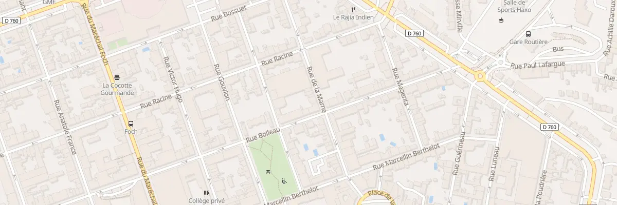 Plan du 39 Rue de la marne à La Roche-sur-Yon