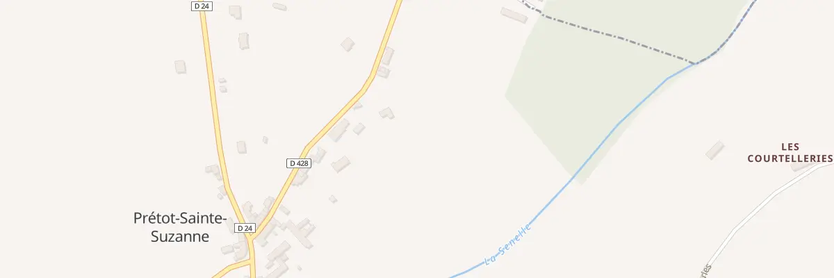 Plan du 5009B Le Bourg - Pretot à Montsenelle