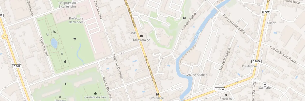 Plan du 87 Rue Marechal Joffre à La Roche-sur-Yon