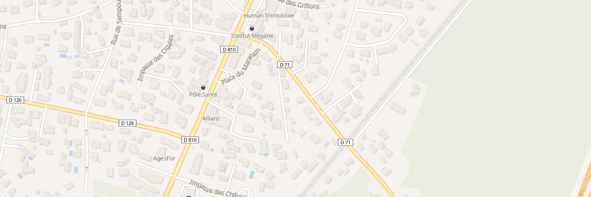 Plan du 8 Rue du Marais à Labenne