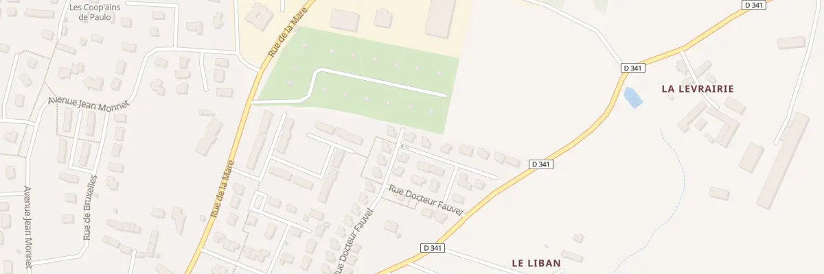 Plan du 25 Rue Docteur Fauvel à Coutances