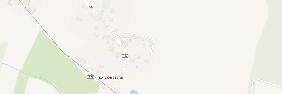 Plan du 18 La Corbiere à La Meilleraye-de-Bretagne
