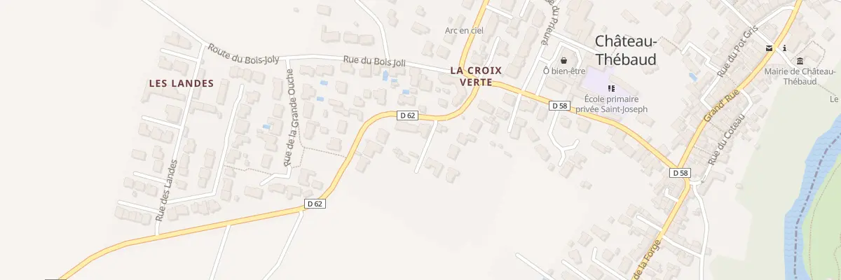 Plan du 6001 Che de la Cigale à Château-Thébaud