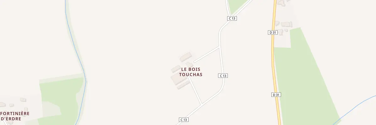 Plan du 2 Les Bois Touchas à Joué-sur-Erdre