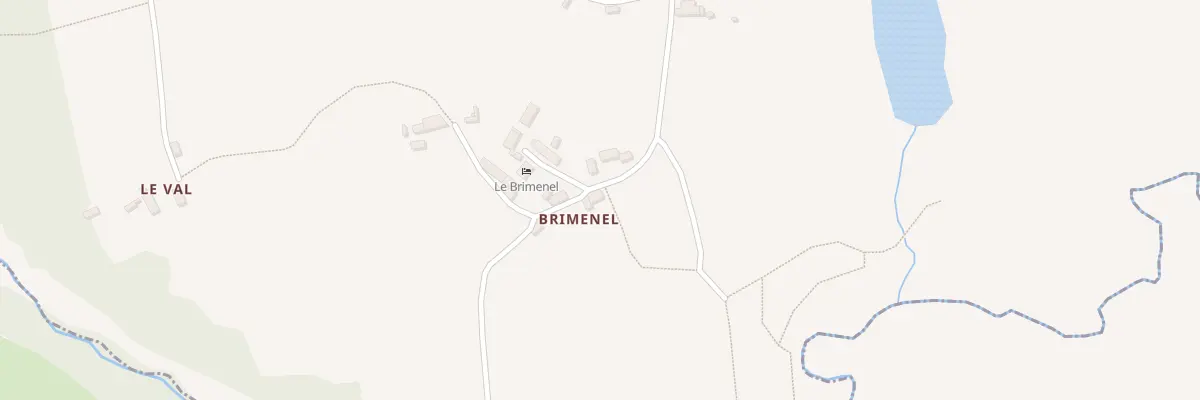 Plan du 5023 Brimenel au Tiercent