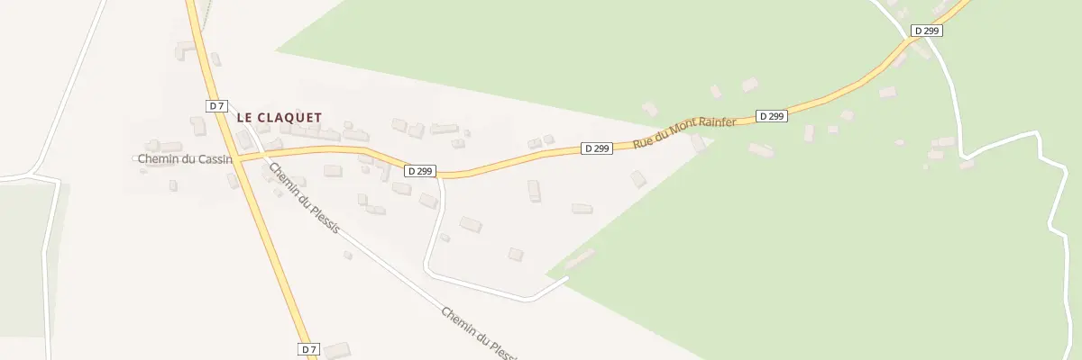 Plan du 16 Rue du Mont Rainfer à Saussey