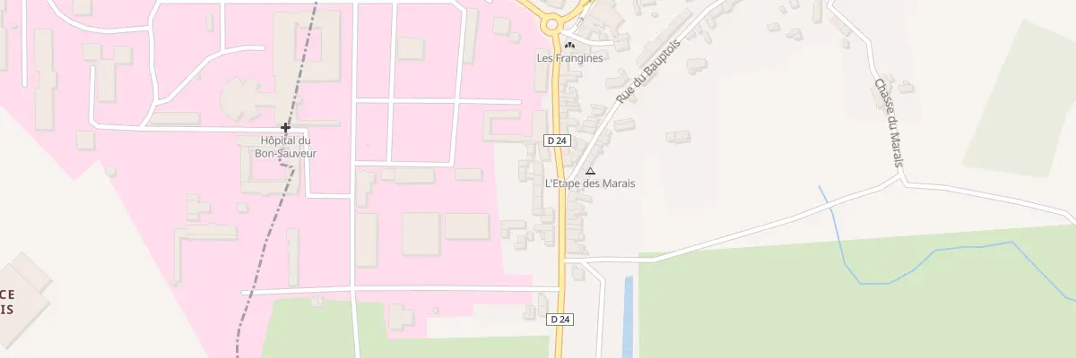Plan du 22 Rue de Periers à Picauville