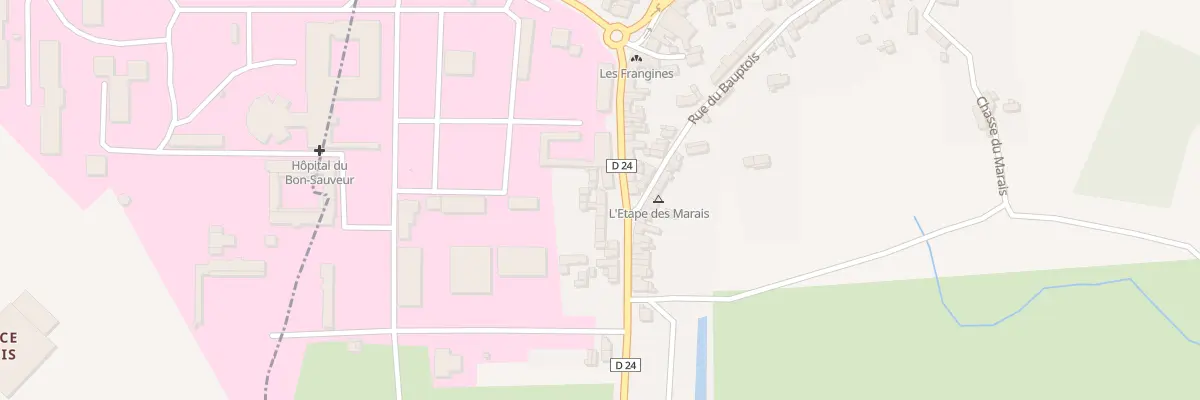 Plan du 24 Rue de Periers à Picauville