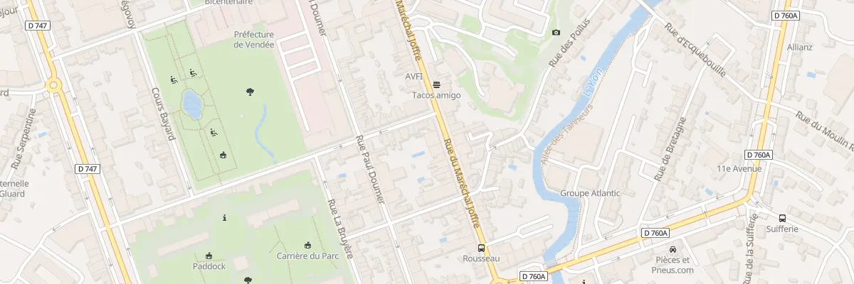 Plan du 90 Rue Marechal Joffre à La Roche-sur-Yon