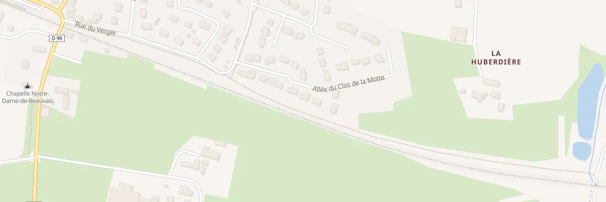 Plan du 14 Allée du Clos de la Motte au Theil-de-Bretagne