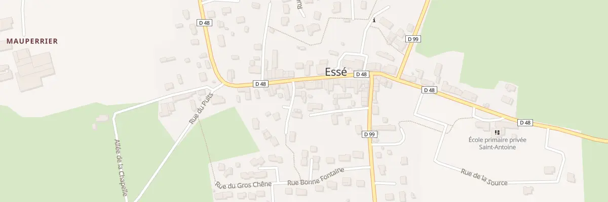 Plan du 1 Passage de la Forge à Essé