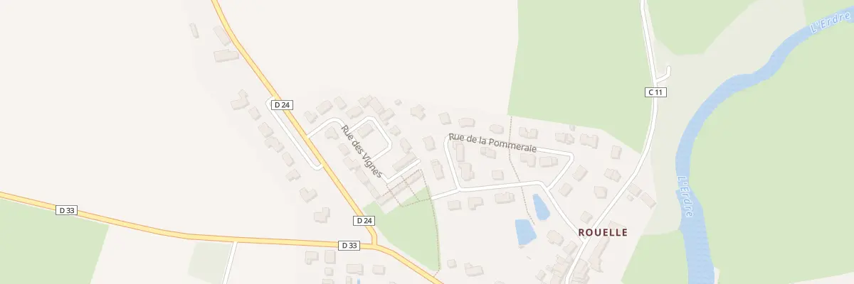 Plan du 12 Rue de la Pommeraie à Joué-sur-Erdre