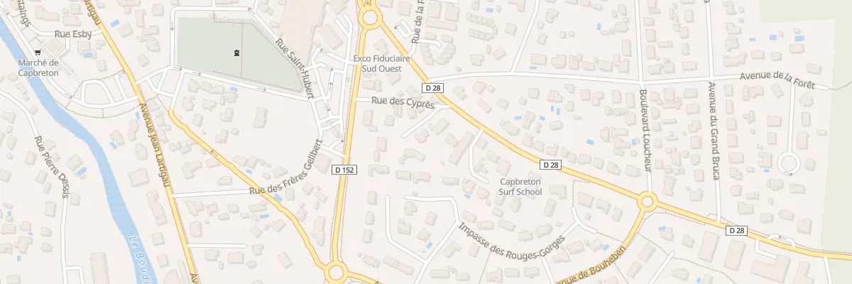 Plan du 3 Imp des Cyprès à Capbreton