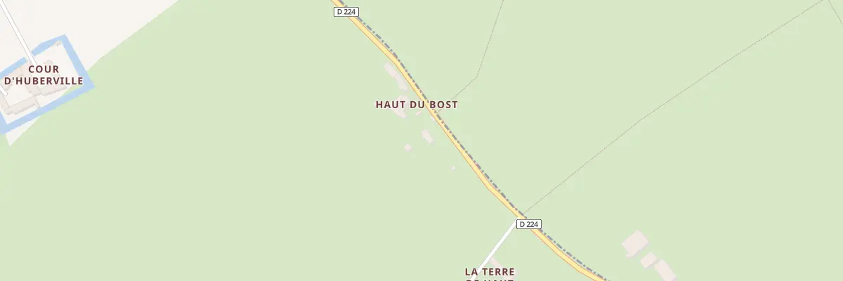 Plan du 10 Le Hameau du Bost à Huberville
