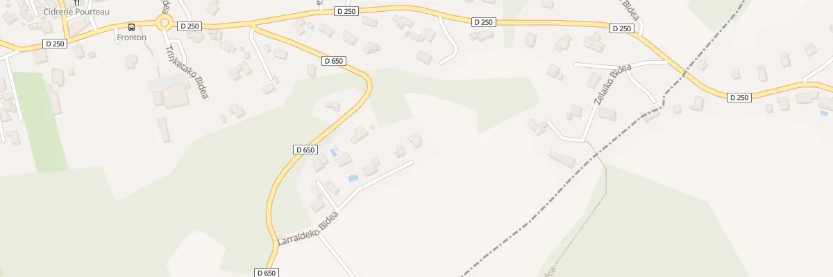 Plan du 215 Che Larraldeko Bidea à Jatxou