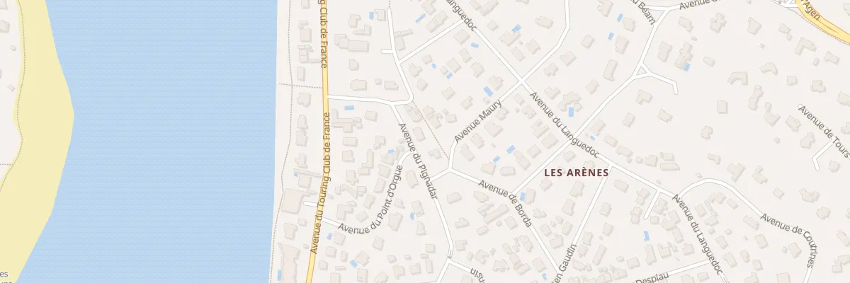 Plan du 382 Av du Pignadar à Soorts-Hossegor