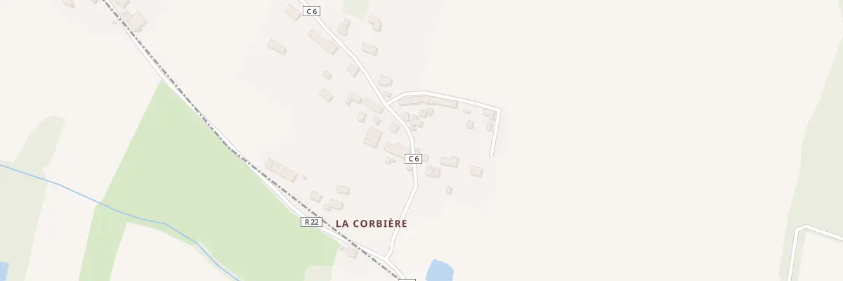 Plan du 8 La Corbiere à La Meilleraye-de-Bretagne