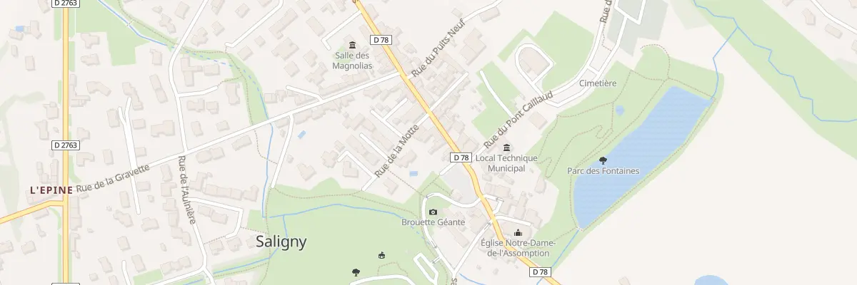 Plan du 3 Rue de la croix aux forgerons à Bellevigny