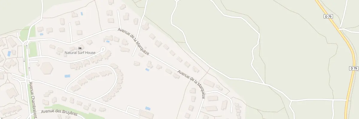 Plan du 37 Av de la Marquèze à Seignosse