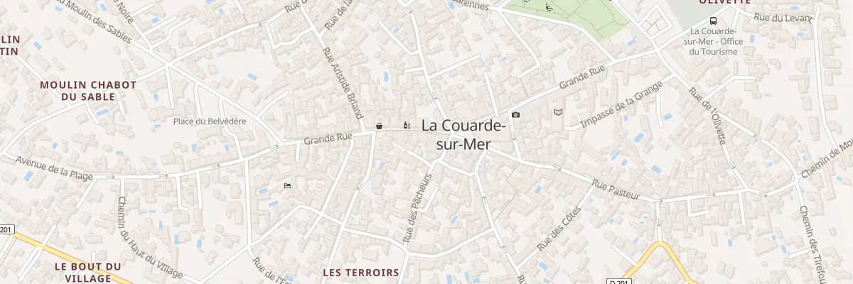 Plan du 25 Gr Gde Rue à La Couarde-sur-Mer