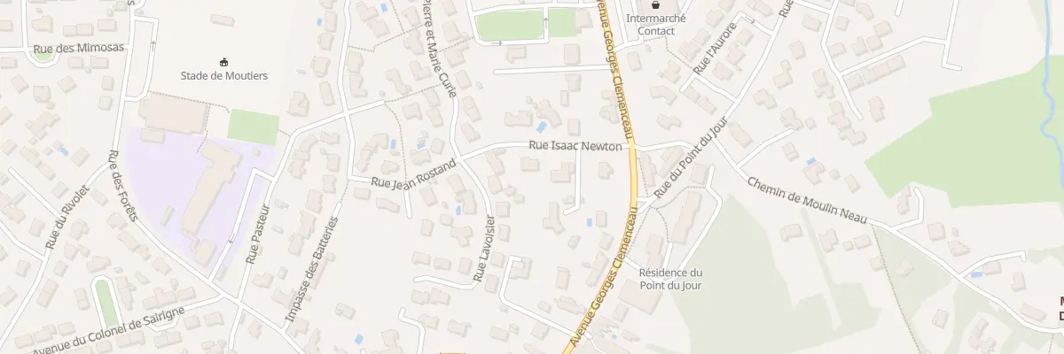 Plan du 5 Rue Isaac Newton à Moutiers-les-Mauxfaits