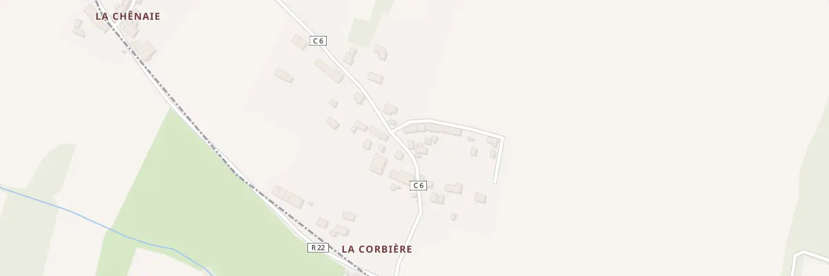 Plan du 12 La Corbiere à La Meilleraye-de-Bretagne