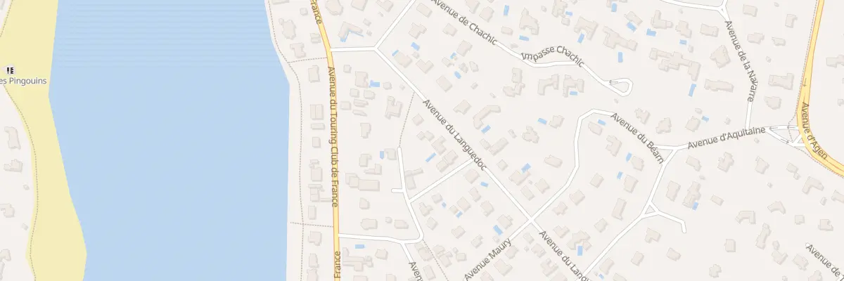 Plan du 551 Av du Languedoc à Soorts-Hossegor