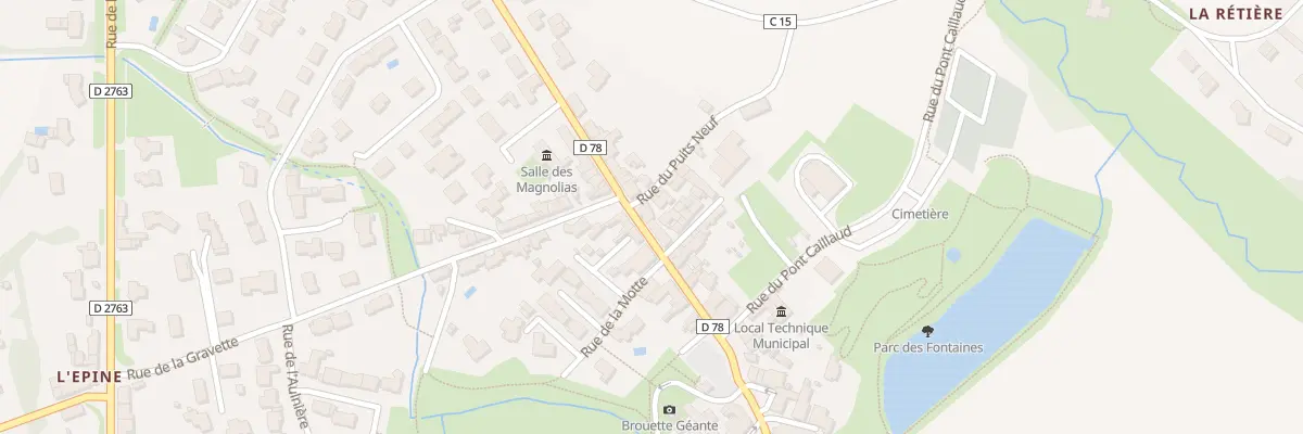 Plan du 18 Rue de la croix aux forgerons à Bellevigny