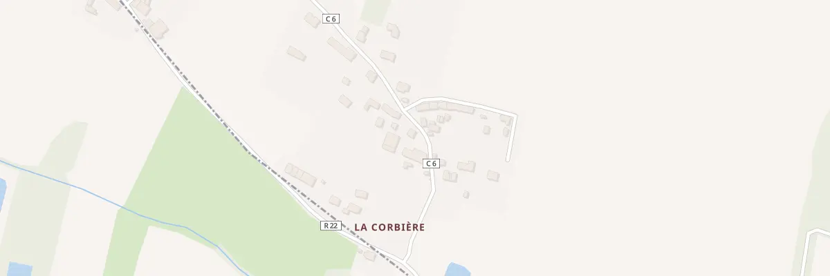 Plan du 29 La Corbiere à La Meilleraye-de-Bretagne