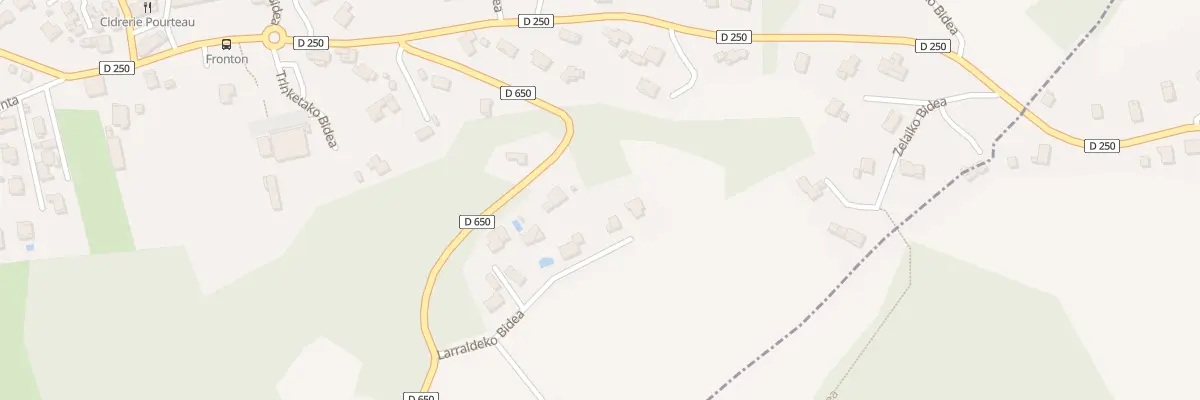 Plan du 209 Che Larraldeko Bidea à Jatxou