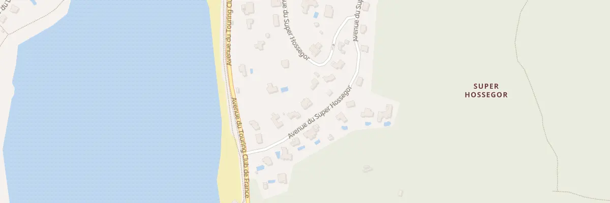 Plan du 177 Av du Super Hossegor à Soorts-Hossegor