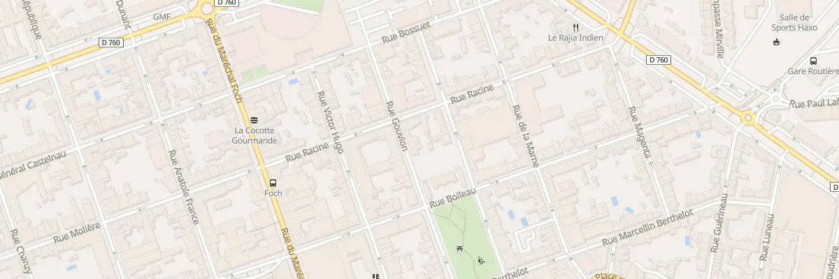 Plan du 6 Rue gouvion à La Roche-sur-Yon