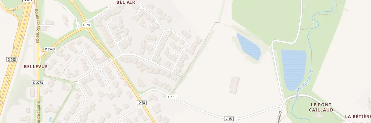 Plan du 28 Rue Germaine Tillion à Bellevigny