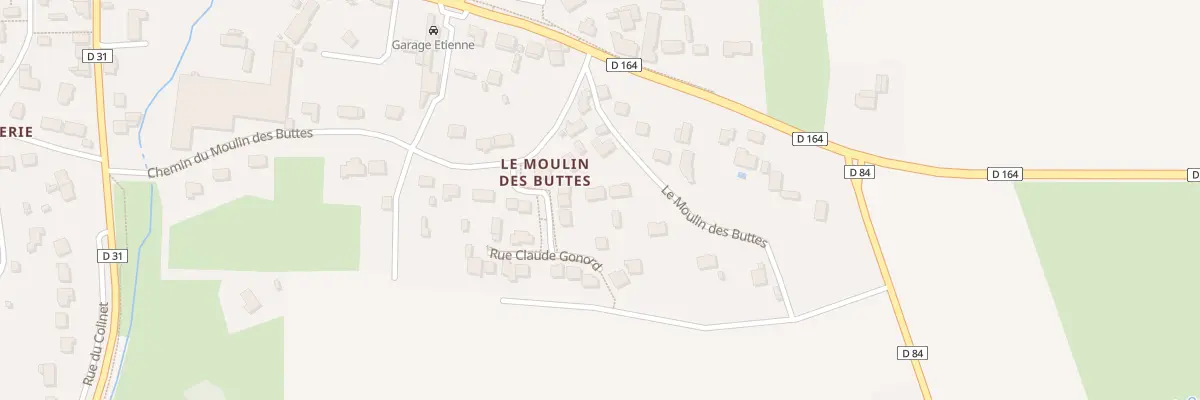 Plan du 8 Moulin des Buttes Greputoi aux Touches