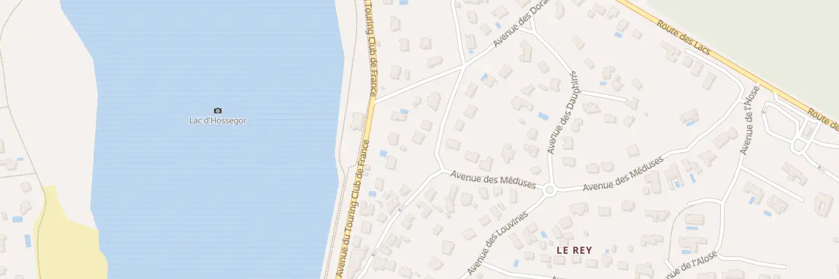 Plan du 223 Av des Pibales à Soorts-Hossegor