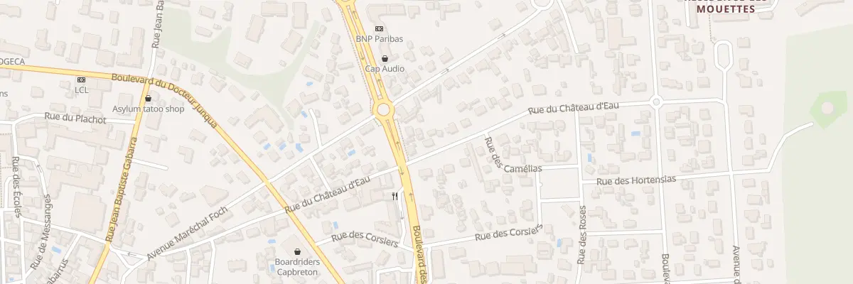 Plan du 21 Rue du Chateau d’Eau à Capbreton