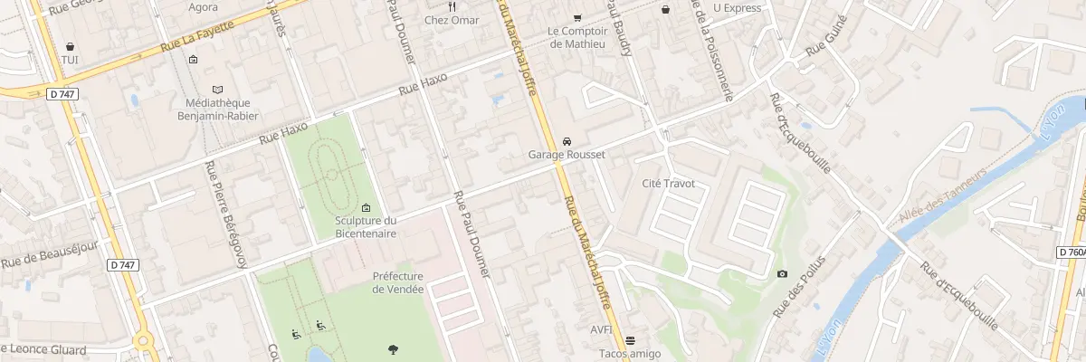 Plan du 46 Rue Marechal Joffre à La Roche-sur-Yon