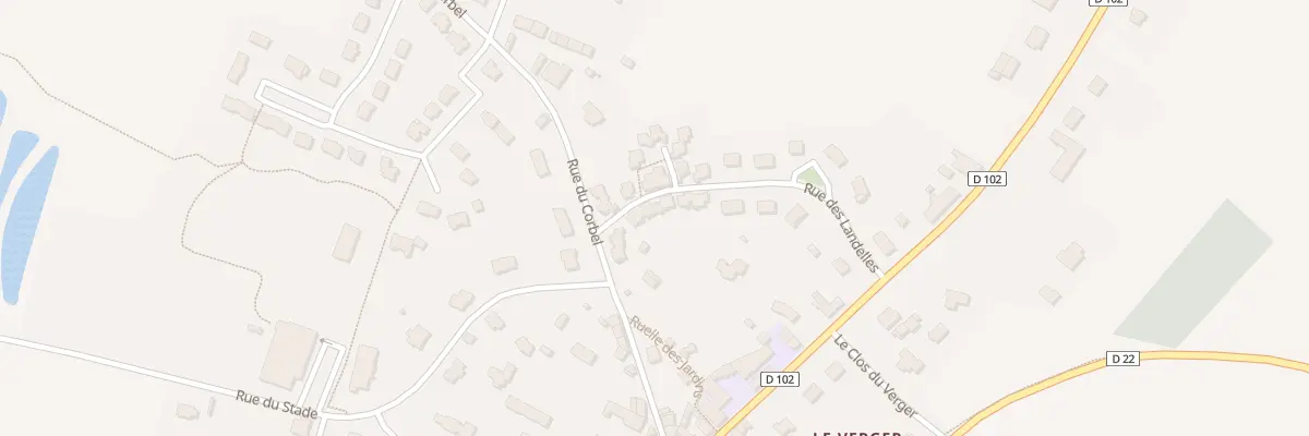 Plan du 5500 Lot Lot Hlm les Landelles à Saint-Ouen-des-Alleux
