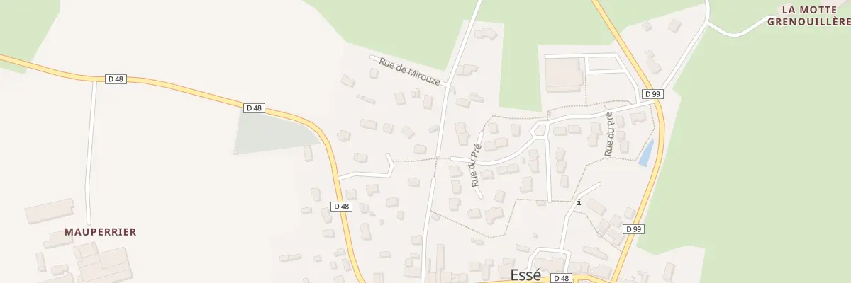 Plan du 1 Rue de Mirouze à Essé