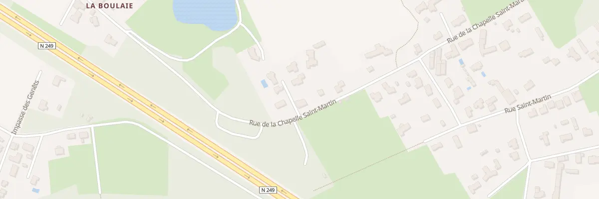 Plan du 49B Rue de la Chapelle St Martin à Haute-Goulaine
