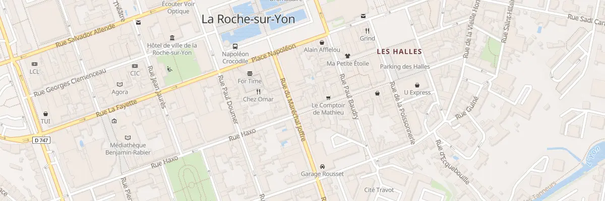 Plan du 17 Rue Marechal Joffre à La Roche-sur-Yon