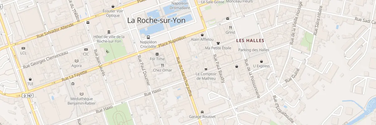 Plan du 13 Rue Marechal Joffre à La Roche-sur-Yon