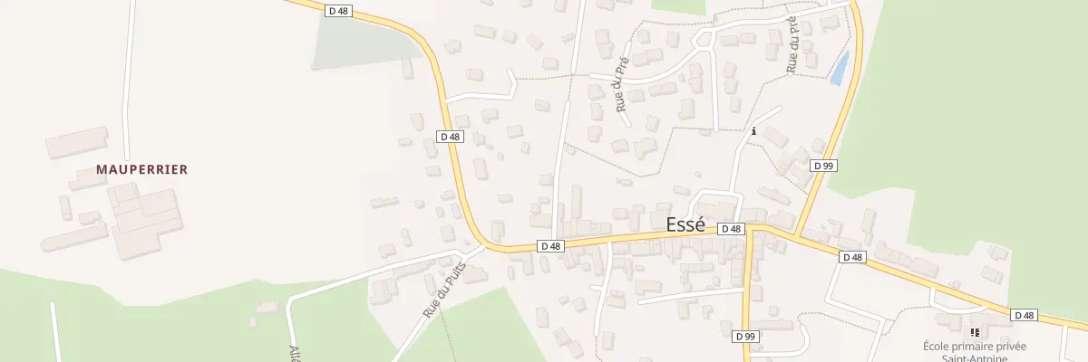 Plan du 5490 Rue Mirouze à Essé