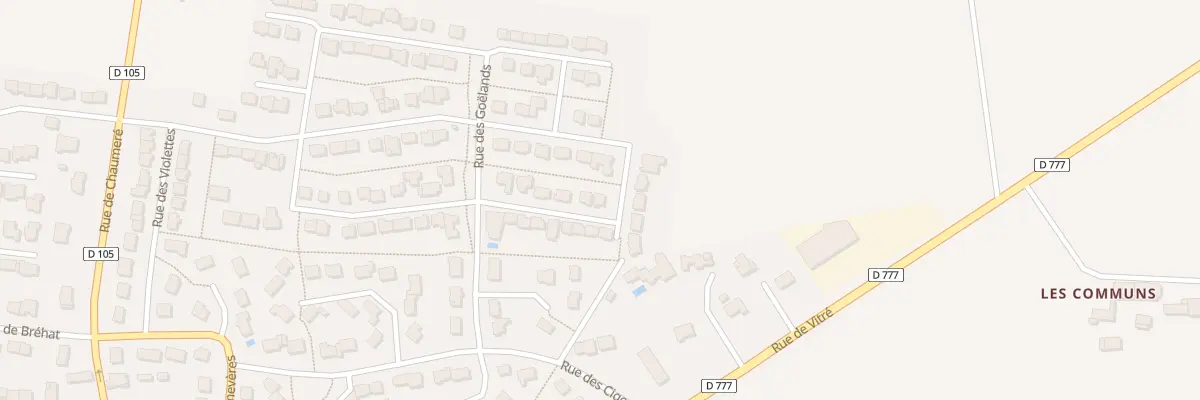 Plan du 29 Rue du Cap Fréhel à Piré-Chancé
