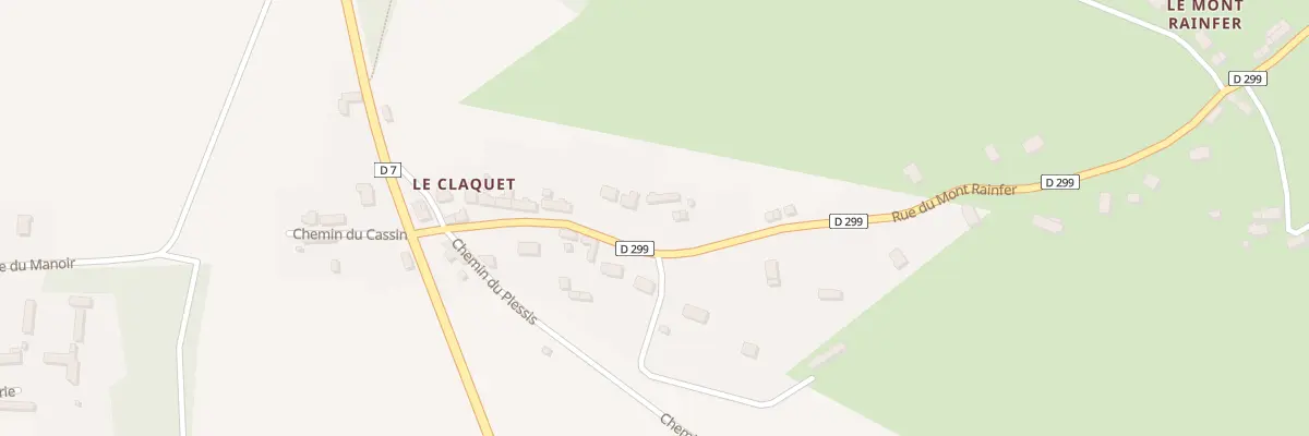 Plan du 17 Rue du Mont Rainfer à Saussey