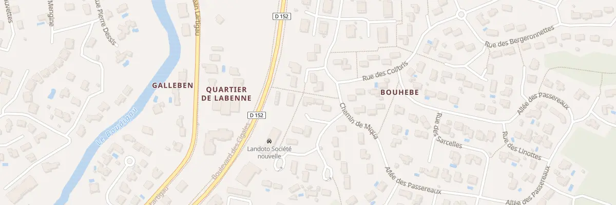 Plan du 7 Imp des Loriots à Capbreton