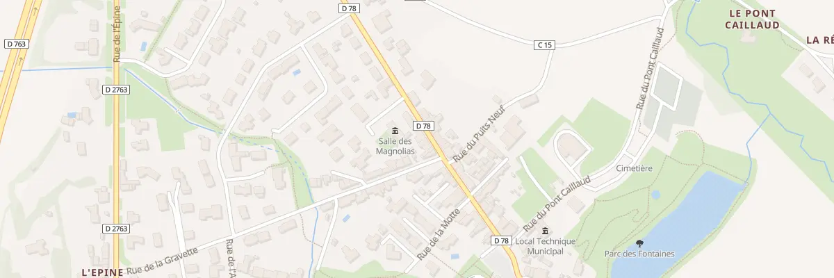 Plan du 15 Rue de la croix aux forgerons à Bellevigny