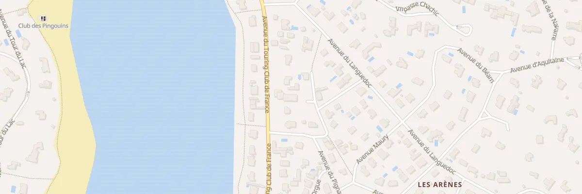 Plan du 13 All de la Chalosse à Soorts-Hossegor